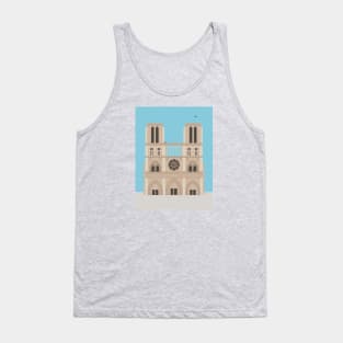 Notre Dame Cathedral, Paris, France Tank Top